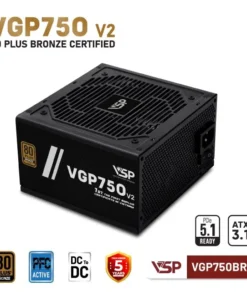 Bộ Nguồn Máy Tính VSP VGP750BRN V2 (750W / 80 Plus Bronze / ATX 3.1 / PCIe 5.1)