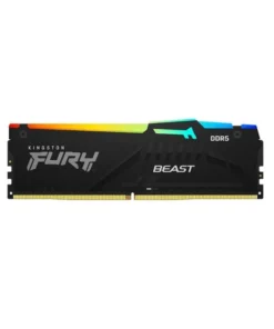 RAM KINGSTON FURY BEAST BLACK RGB (KF560C36BBE2AK2-64) 64GB (2X32GB) DDR5 6000MHZ (AMD EXPO+INTEL XMP)