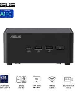 Mini PC Asus NUC 14 Pro Tall NUC14RVHI3 (Core 3 100U/ NoOS/ 3Y/ Kèm cáp nguồn)