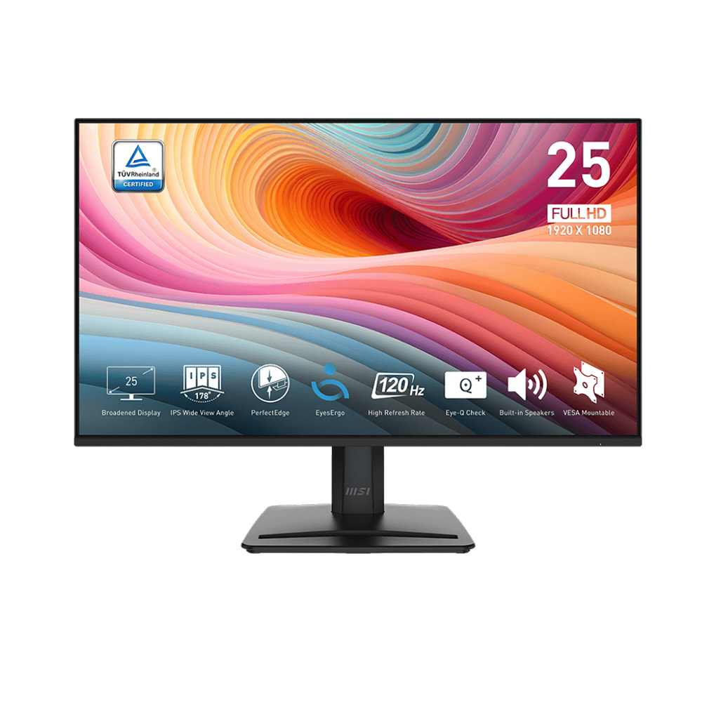 Màn hình MSI PRO MP251 E2 (24.5Inch/ Full HD/ 1ms/ 120Hz/ 300 cd/m2/ IPS/ Loa)