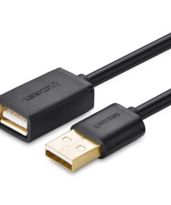 Cáp USB nối dài 2.0 dài 3m mạ vàng chính hãng Ugreen UG-10317 cao cấp