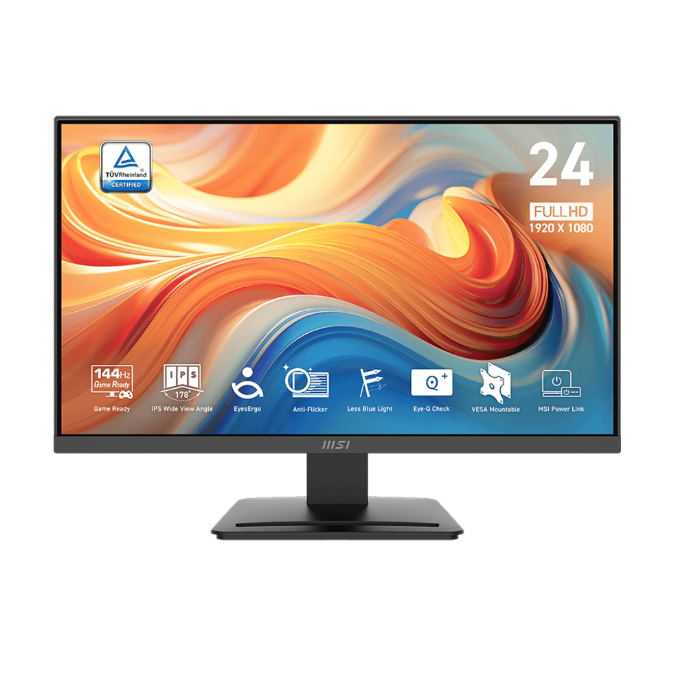 Màn hình MSI PRO MP243L E14 (23.8Inch/ Full HD/ 1ms/ 144Hz/ 250cd/m2/ IPS)
