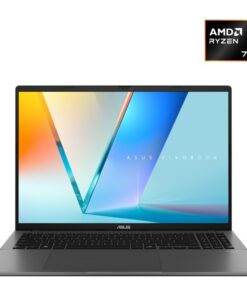 Laptop ASUS Vivobook S16 M3607GA-SH034W (AMD RYZEN AI 7 445 | AMD Radeon | 16 inch WUXGA OLED | 16GB | 512GB | Win 11 | Xám)