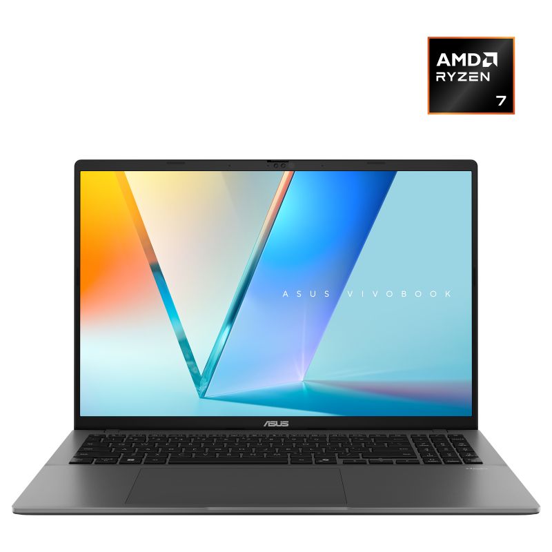 Laptop ASUS Vivobook S16 M3607GA-SH034W (AMD RYZEN AI 7 445 | AMD Radeon | 16 inch WUXGA OLED | 16GB | 512GB | Win 11 | Xám)
