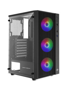 Vỏ case KENOO ESPORT AF13 - 3F Black (Mid Tower / Màu Đen )