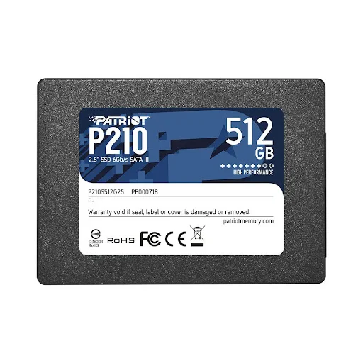 Ổ cứng SSD Patriot P210 512GB SATA III (2.5 inch, P210S512G25)