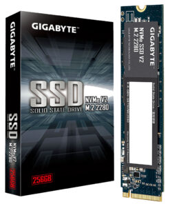 Ổ SSD Gigabyte G3NVMEV2256G V2 256GB (NVMe PCIe/ Gen3x4 M2.2280/ 3200MB/s/ 1200MB/s)