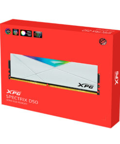 RAM PC XPG Spectrix D50 16GB RGB DDR4 White | (1x16GB), 3200MHz, Intel/AMD AX4U320016G16A-SW50