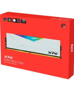 RAM PC XPG Spectrix D50 16GB RGB DDR4 White | (1x16GB), 3200MHz, Intel/AMD AX4U320016G16A-SW50