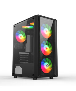 Vỏ Case VITRA CERES V305-G 3FRGB BLACK (Mid Tower/Màu Đen/ Kèm sẵn 3 Fan RGB)