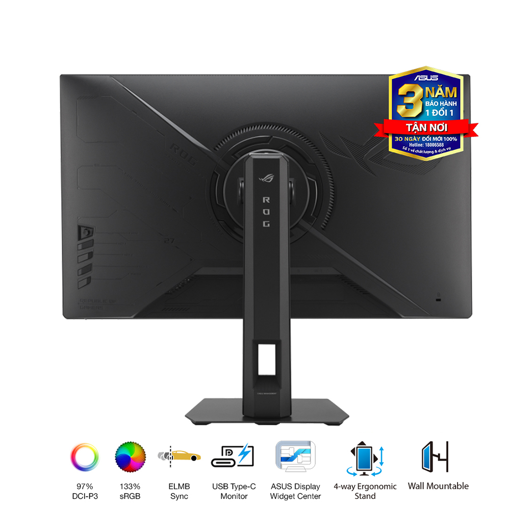 Màn Hình Gaming ASUS ROG Strix XG27ACMES (27 inch - IPS - 2K - 255Hz - 1ms) - Ảnh 3