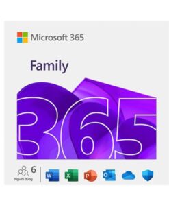 Phần mềm Office Microsoft 365 Family EP2-36878 (6 người/ 5 thiết bị/ người/ 12 tháng)