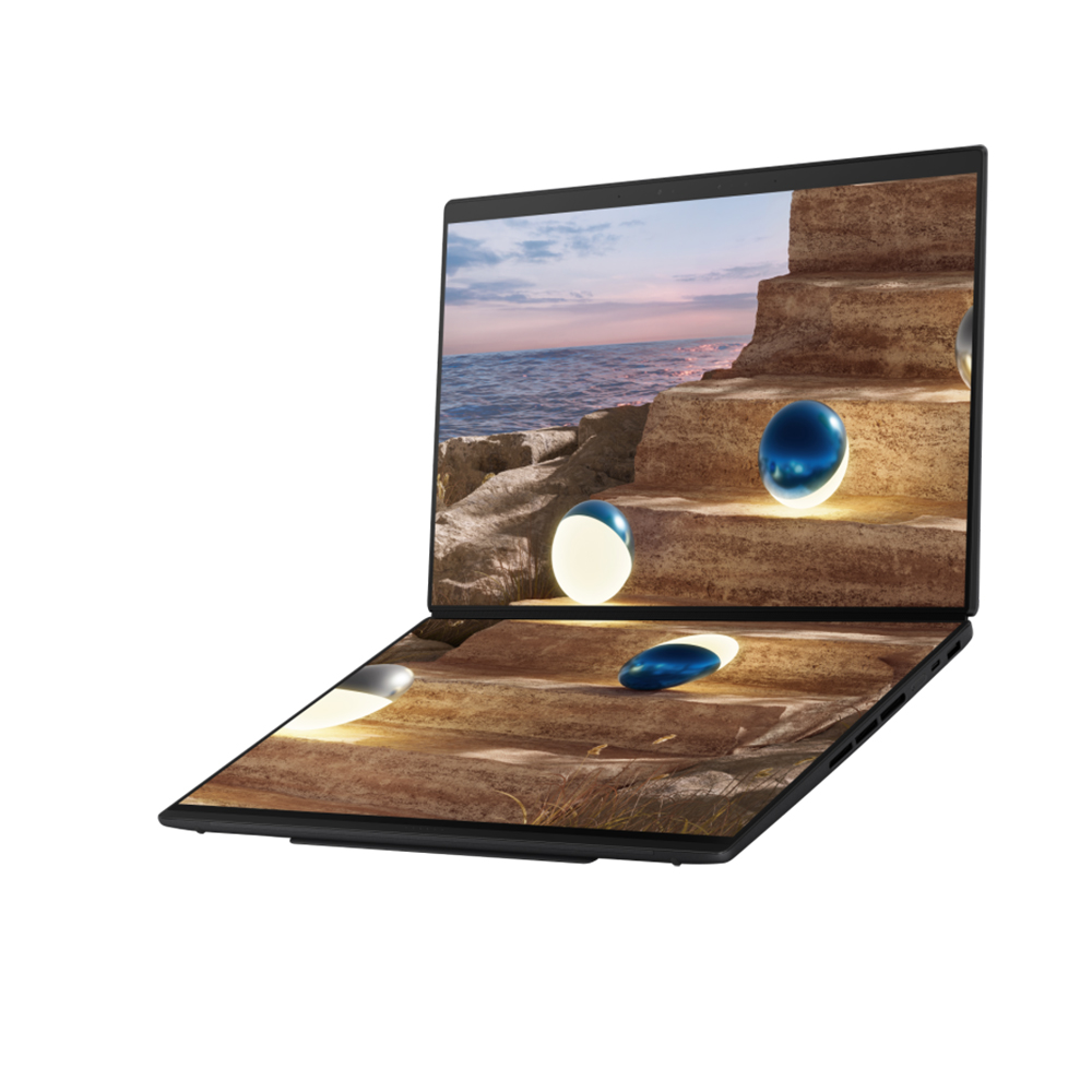 Laptop Asus ZenBook Duo UX8407AA-SN138WS (Intel® Core™ Ultra X9 388H | 32GB | 1TB | Intel Arc | 14 inch 3K 144Hz | Win 11 | Office | Xám) - Ảnh 3
