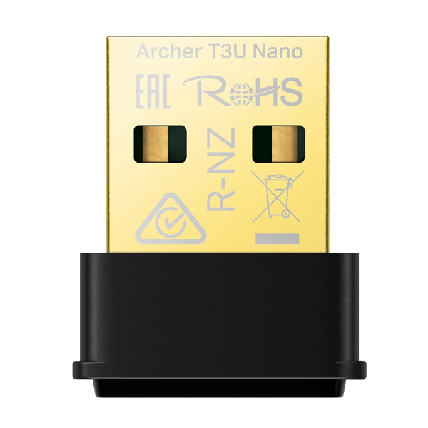 Cạc mạng không dây TP-Link USB Archer T3U Nano (Chuẩn AC/ AC1300Mbps/ Ăng-ten ngầm)