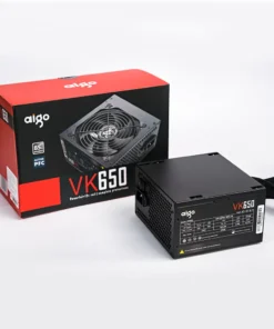 Nguồn máy tính AIGO VK650 - 650W (85 Plus/ Active PFC/ Single Rail)