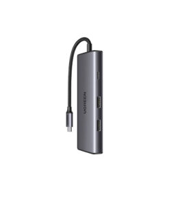 Bộ chuyển đổi USB-C sang 2*USB-A 3.0+USB-C+HDMI+SD/TF+PD hỗ trợ 4K Ugreen (15531)