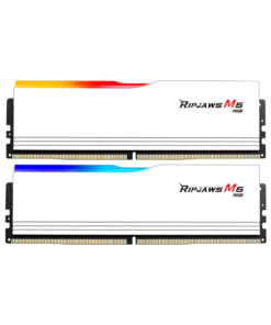 RAM G.Skill Ripjaws M5 RGB DDR5 32GB (16GBx2) 6000MHz (F5-6000J3636F16GX2-RM5RW, Màu Trắng)