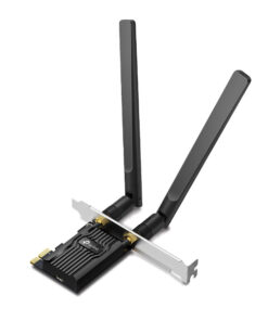 Cạc mạng không dây TP-Link PCI-E Archer TX20E (Chuẩn AX/ AX1800Mbps/ 2 Ăng-ten ngoài/ Bluetooth)