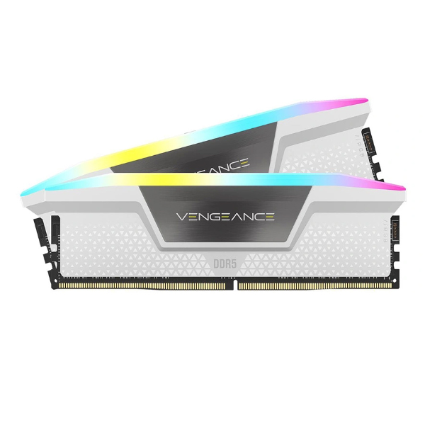 RAM DDR5 CORSAIR VENGEANCE RGB 32GB 6000MHz (2x16GB) C36 WHITE