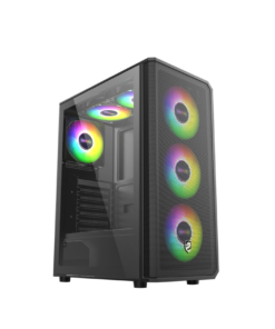 Vỏ Case VITRA CERES V309 BLACK 3FAN RGB (ATX/Màu Đen)
