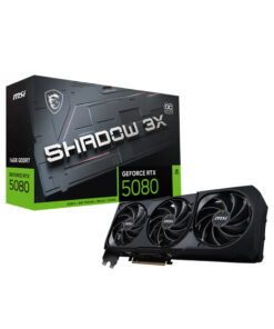 VGA MSI GEFORCE RTX 5080 16G SHADOW 3X OC (GDDR7, 256-bit, HDMI+DP, 1x16-pin)