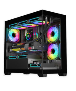 Vỏ case AIGO C218M BLACK (mATX, màu đen, không fan)