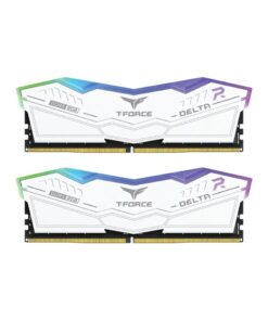 RAM DDR5 TEAMGROUP T-FORCE DELTA RGB 32GB 6000MHz (2x16GB) WHITE