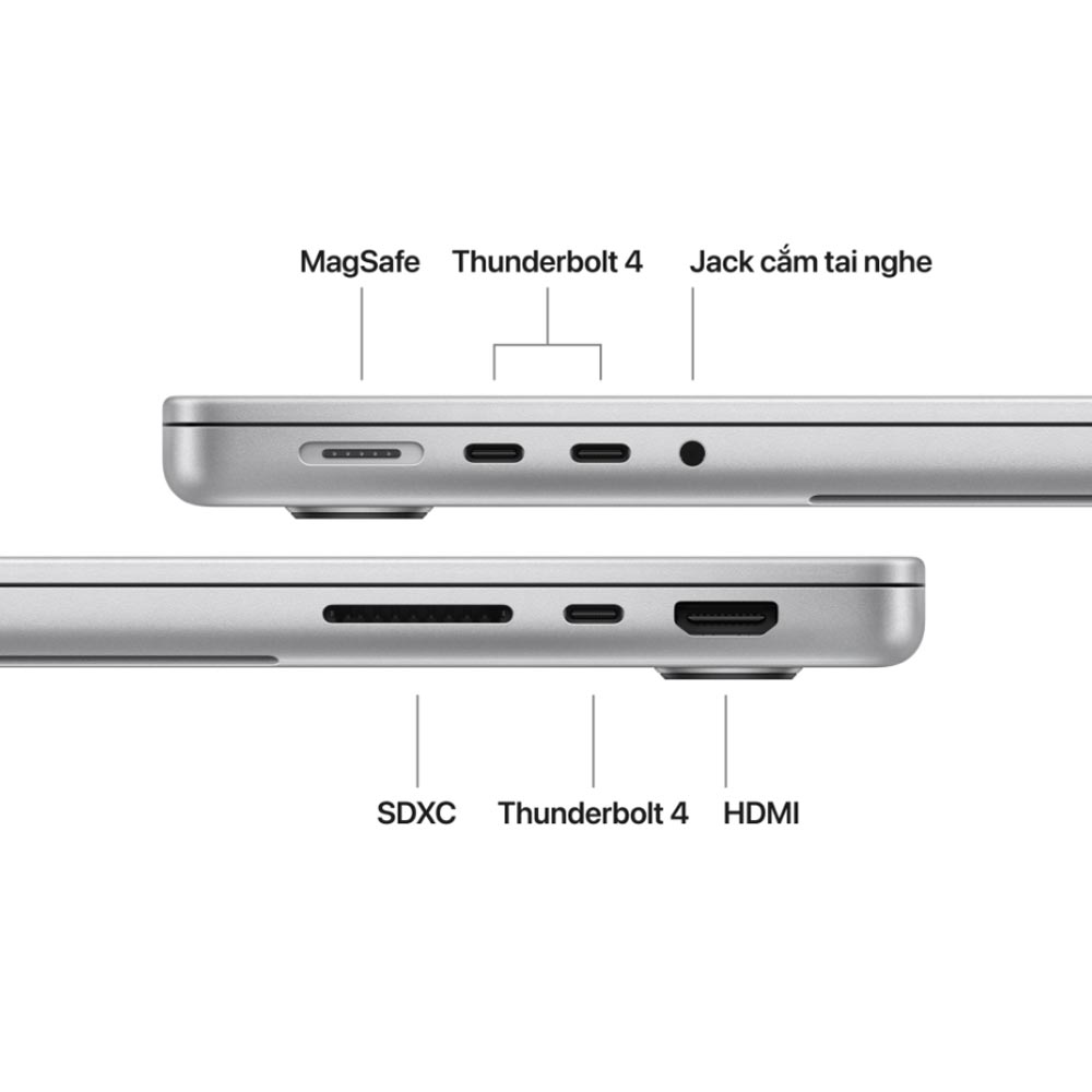 Laptop Apple Macbook Pro M5 (10 Core CPU/ 10 core GPU/ 24GB/ 1TB SSD/ 14.2Inch/ 120Hz/ Silver) - Ảnh 3
