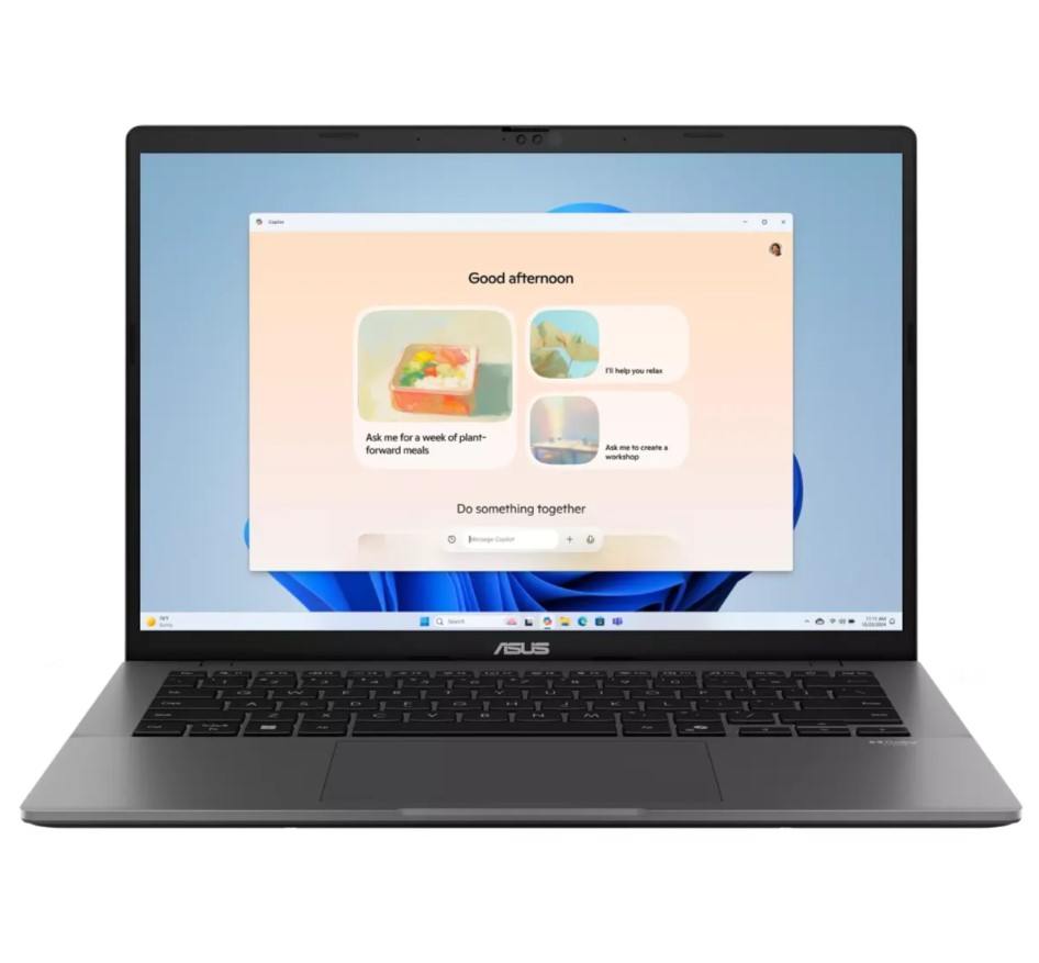 Laptop ASUS Vivobook S14 S3407CA-SF913W (Intel Core Ultra 5 Processor 225H | 16GB | 512GB | Intel Graphics | 14 inch WUXGA OLED | Win 11 | Xám