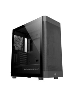 Vỏ case KENOO ESPORT AF100 - 3F - Đen (ATX/Mid Tower/Full Thép/3 Quạt)