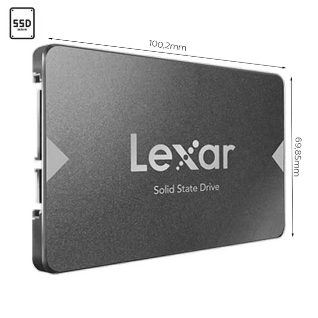 Ổ Cứng SSD LEXAR NS100 256GB 2.5 inch SATA III (Đọc 520MB/s - Ghi 450MB/s) - (LNS100-256RB) - Ảnh 2