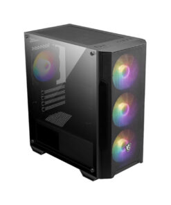 Vỏ case MSI MAG FORGE M100A black (mATX/Màu Đen/Kèm 4 fan)