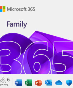 Phần mềm Office Microsoft 365 Family ESD EP2-36890 (6 người/ 5 thiết bị/ người/ 12 tháng)