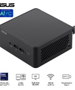 Bộ Mini PC Asus NUC 14 PRO Tall RNUC14RVHU5 (U5- 125H/ 2xNVMe, SATA/ 2x HDMI 2.1/2x Thunderbolt/ VESA MOUNT)