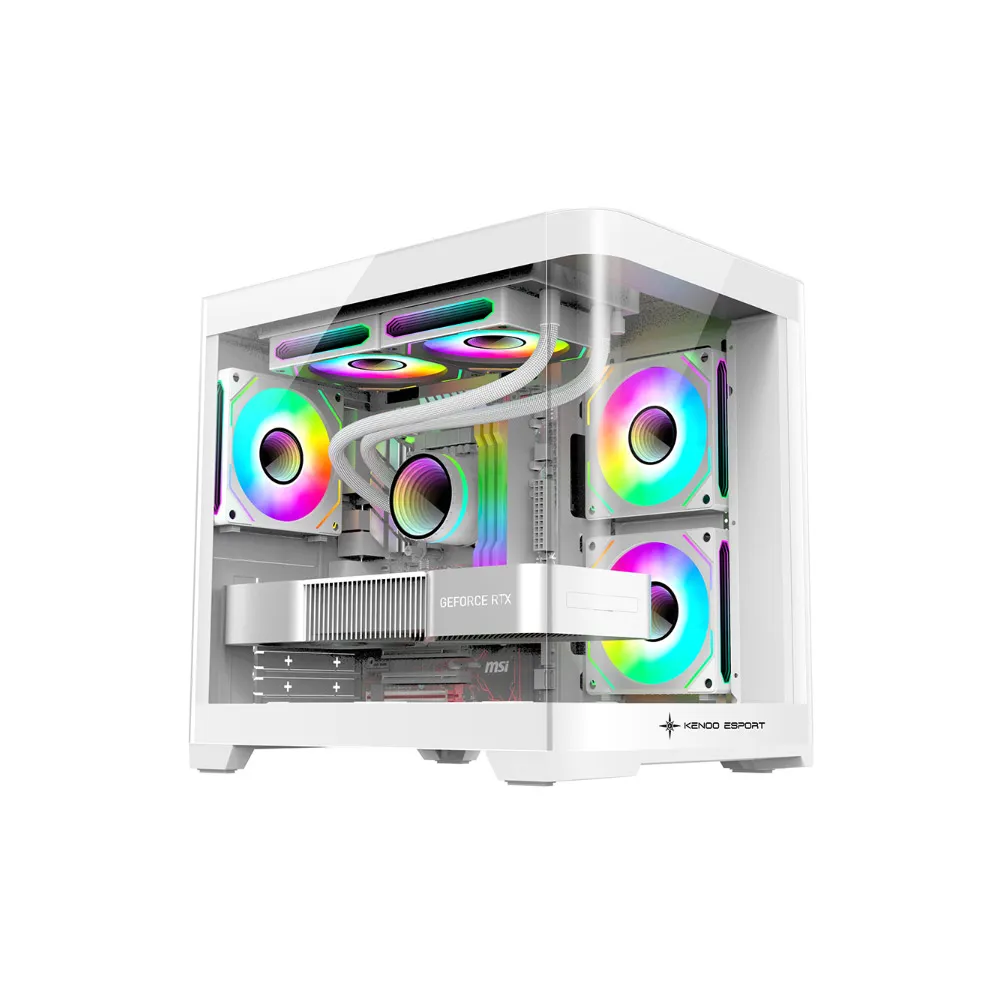 PC Gaming White | Ryzen 5 5600 - RAM 16GB DDR4 - SSD 500GB - RTX 3050 DUO OC 8GB